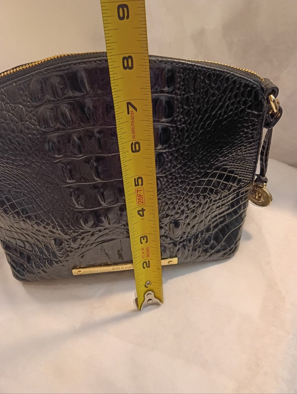 Brahmin Small Croc-Embossed Crossbody Bag - Picture 7 of 15